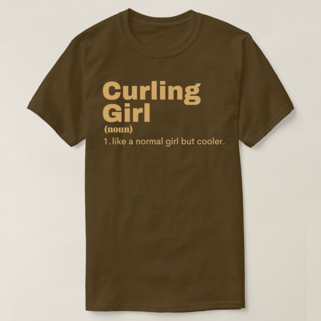 Camiseta Curling Chica Curling 1 (Diseño del anverso)