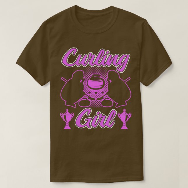 Camiseta Curling Chica Funny Curling Gift (Diseño del anverso)