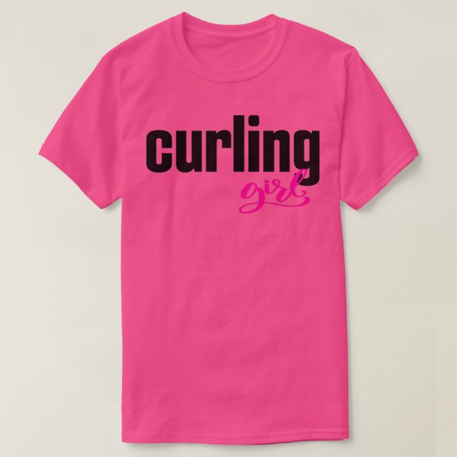 Camiseta Curling Chica Winter Sports 2 (Diseño del anverso)