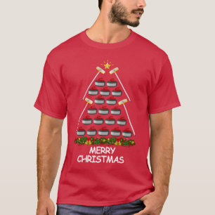 Camiseta Curling Christmasree Merry Christmas vintage