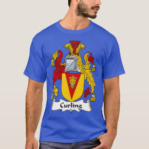 Camiseta Curling Coat of Arms Family Crest Shirt