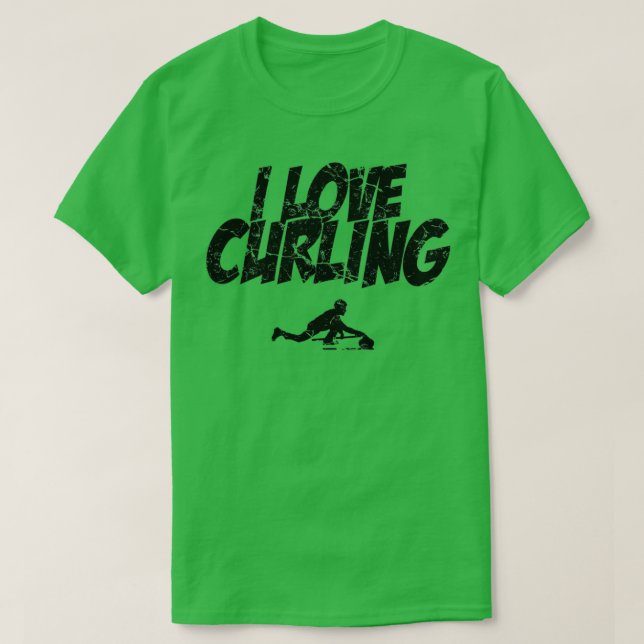 Camiseta Curling Curler 6 (Diseño del anverso)