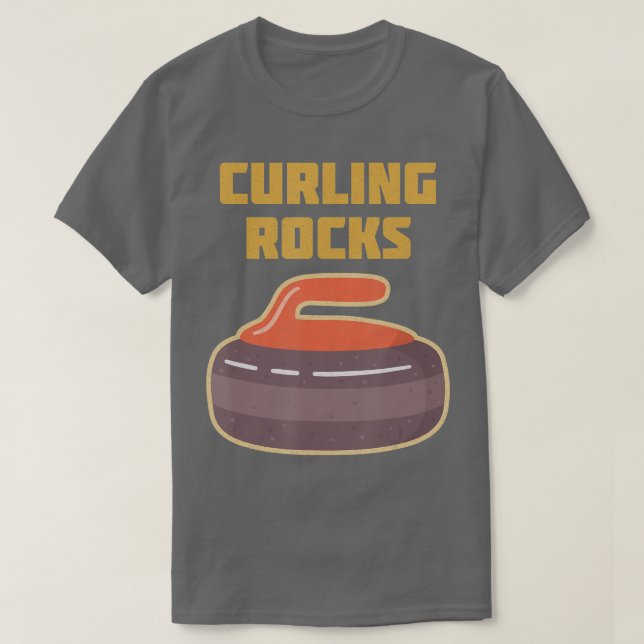 Camiseta Curling Curler Broom Precision Sport Rink Curling (Diseño del anverso)