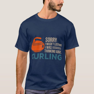 Camiseta Curling Curler Broom Precision Sport Rink Curling