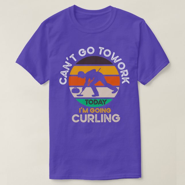 Camiseta Curling Curling Curling Curling Winling Sports Cur (Diseño del anverso)