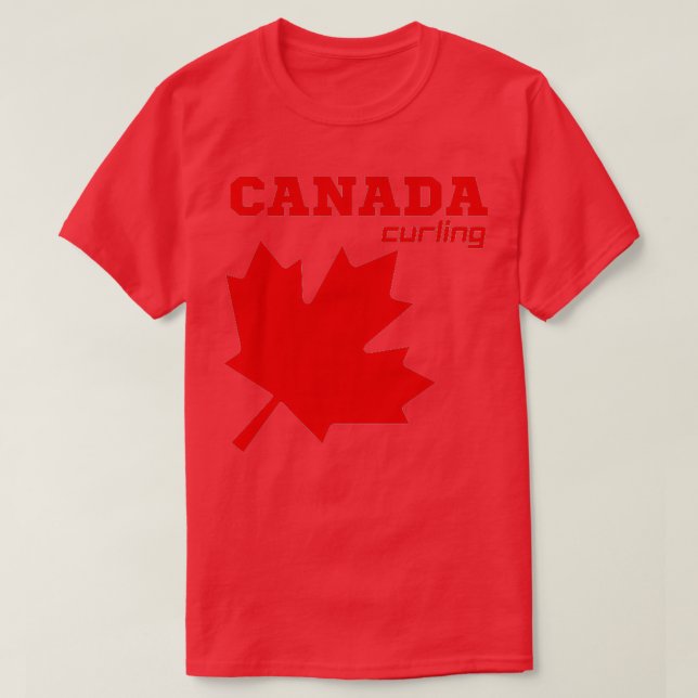 Camiseta Curling de Canadá (Diseño del anverso)