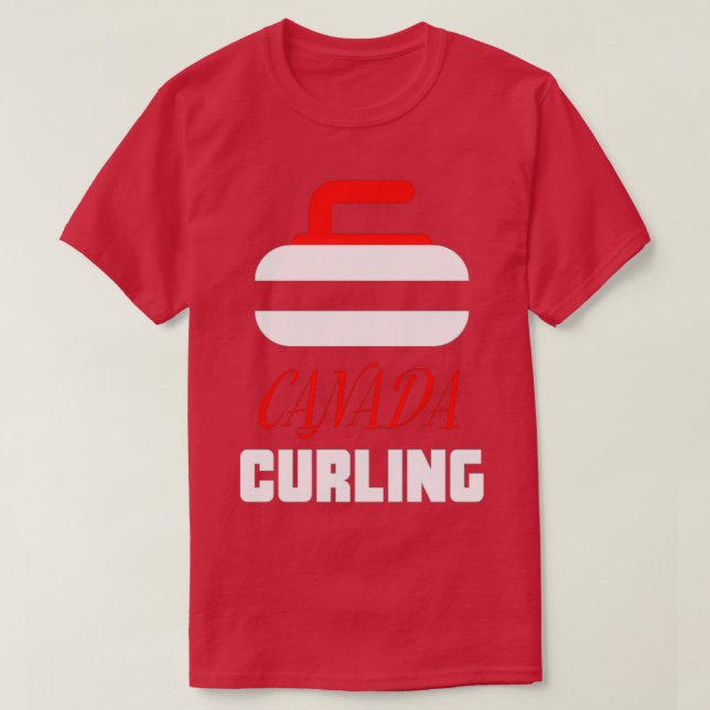 Camiseta Curling de Canadá 19 (Diseño del anverso)