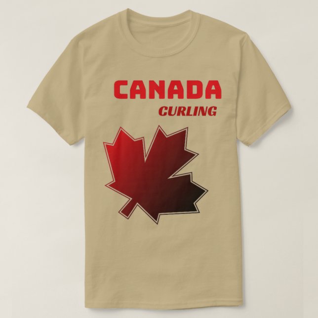 Camiseta Curling de Canadá 24 (Diseño del anverso)