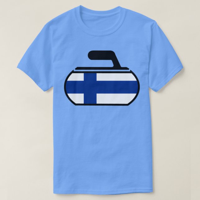 Camiseta Curling de Finlandia (Diseño del anverso)