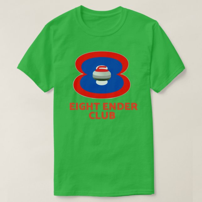 Camiseta Curling de ocho equipos (Diseño del anverso)