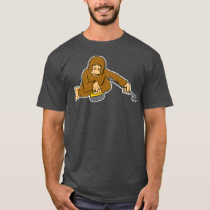 Camiseta Curling de pie grande