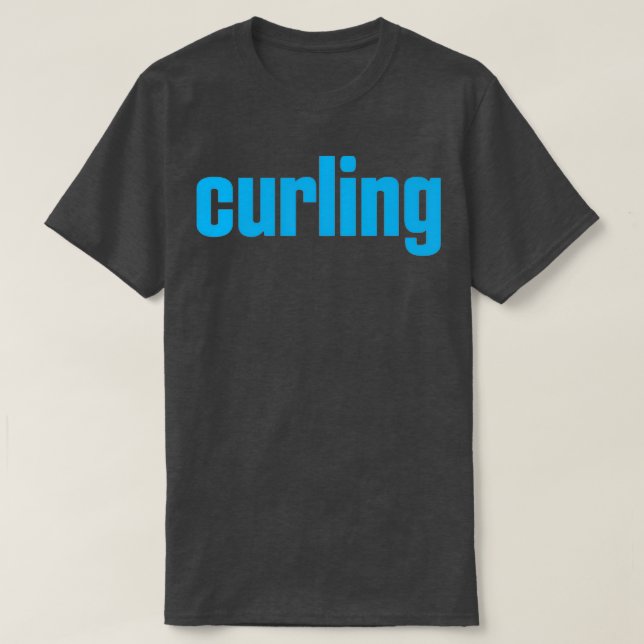 Camiseta Curling deportes de invierno 8 (Diseño del anverso)