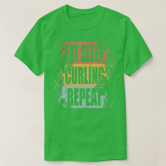 Camiseta Curling diciendo gracia 2 (Diseño del anverso)