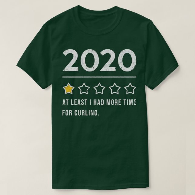 Camiseta Curling diciendo gracia 2020 (Diseño del anverso)
