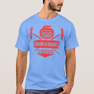 Camiseta curling es la mejor parte de mi día Regalo curling