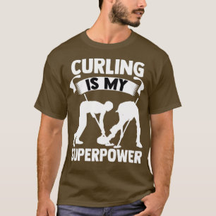 Camiseta Curling es mi Curling Curler Curlin de hielo Super