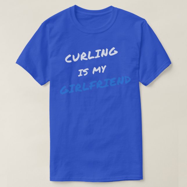 Camiseta Curling es mi novia (Diseño del anverso)