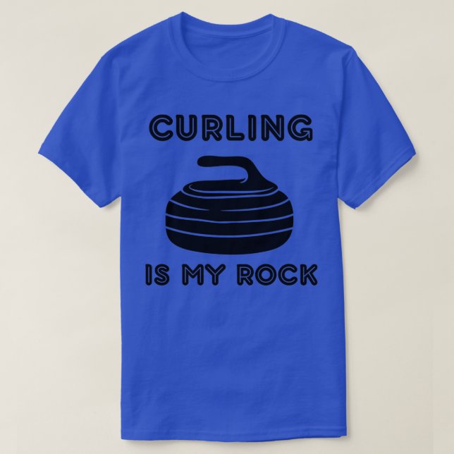 Camiseta Curling es mi roca 3 (Diseño del anverso)