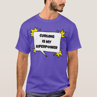 Camiseta Curling es mi superpoder