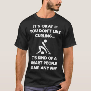 Camiseta Curling Gift Funny Player Smart