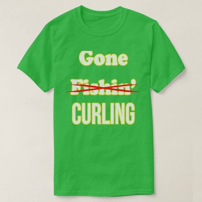 Camiseta Curling Gone (Diseño del anverso)