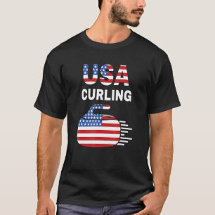 Camiseta Curling Gracioso Para Hombres Mujeres Curandose Ju