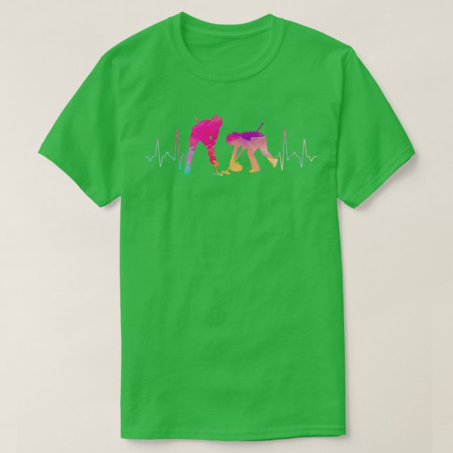 Camiseta Curling Heartbeat 4 (Diseño del anverso)