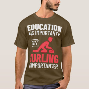 Camiseta Curling juego deportivo Curler Player Stones Broom