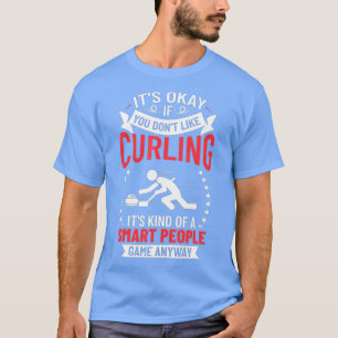 Camiseta Curling juego deportivo Curler Player Stones Broom