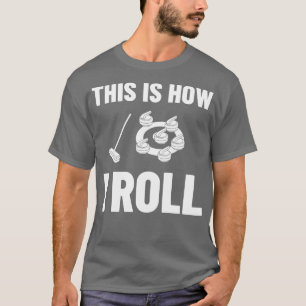 Camiseta Curling juego deportivo Curler Player Stones Broom