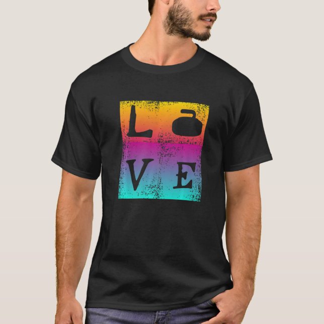 Camiseta Curling Love   (Anverso)