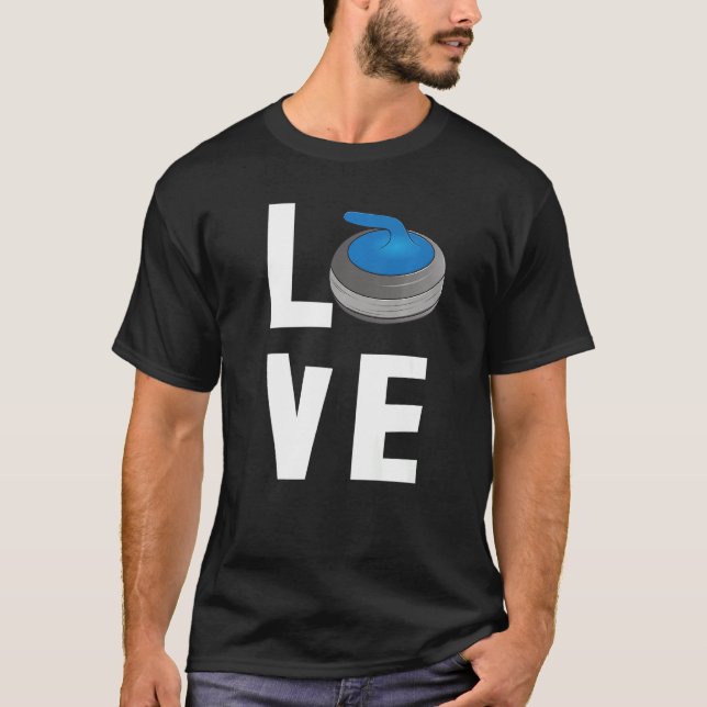 Camiseta Curling Love Gaming Men's Greatest Curling D (Anverso)