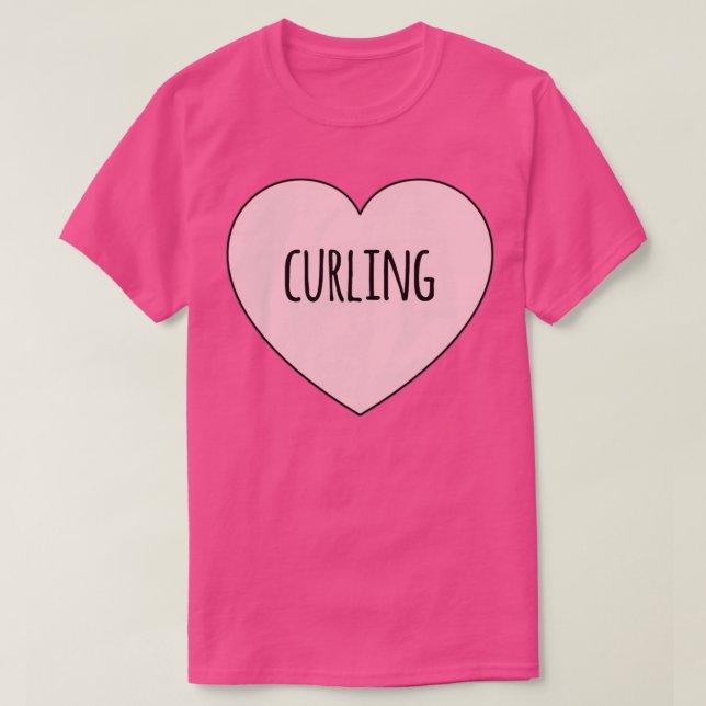 Camiseta Curling Lover I Love Curling Curling Curling Pride (Diseño del anverso)