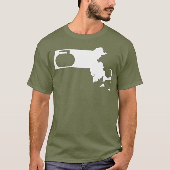Camiseta Curling Massachusetts (Anverso)