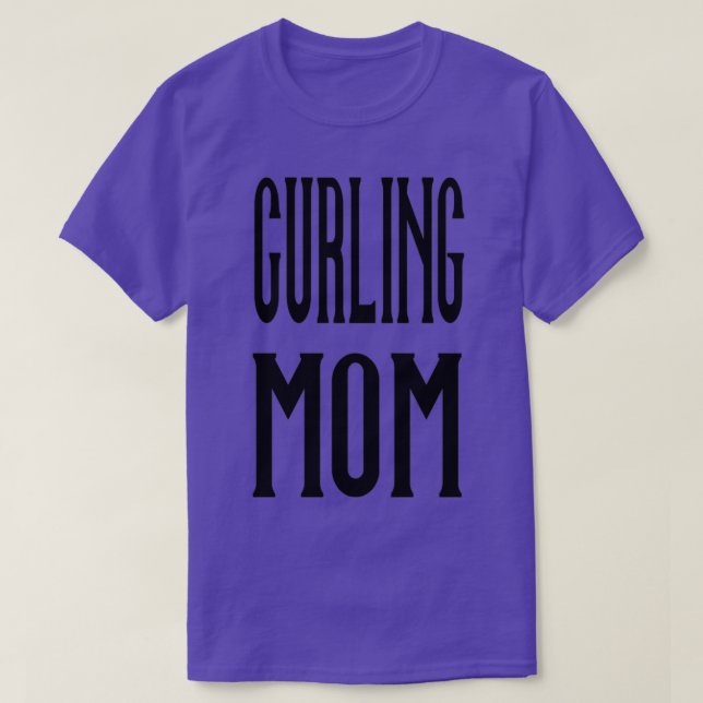 Camiseta Curling Mom 1 (Diseño del anverso)