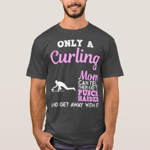 Camiseta Curling Mom Funny Design For Gift 4