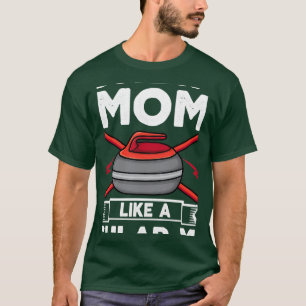 Camiseta Curling mom like a regular mom but cooler retro cu