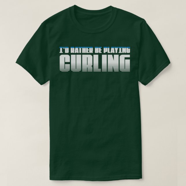 Camiseta Curling Play Curling (Diseño del anverso)