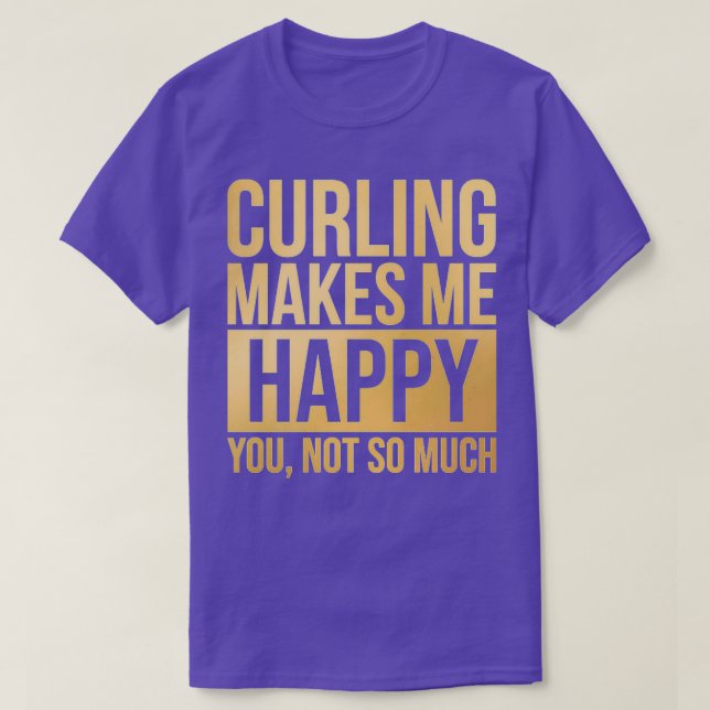 Camiseta Curling Player 1 (Diseño del anverso)