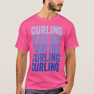 Camiseta Curling Player Chess On Ice