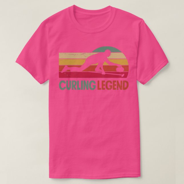 Camiseta Curling Player Curler Curler Curler Legend (Diseño del anverso)