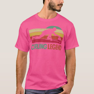 Camiseta Curling Player Curler Curler Curler Legend