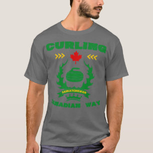 Camiseta Curling por vía canadiense Saskatchewan