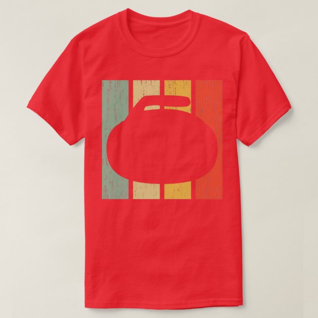 Camiseta Curling Reggae Colorful (Diseño del anverso)