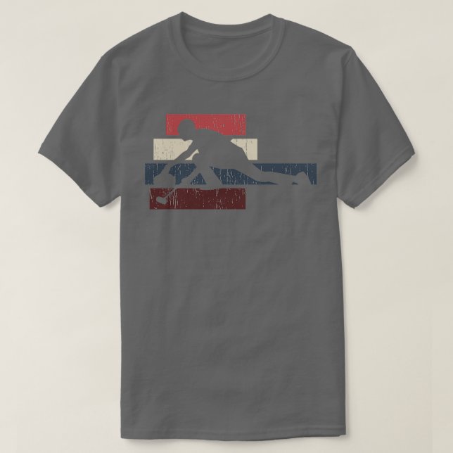 Camiseta Curling Retro Shirt 3 (Diseño del anverso)