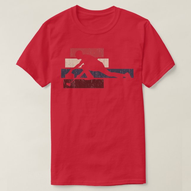 Camiseta Curling Retro Shirt 5 (Diseño del anverso)