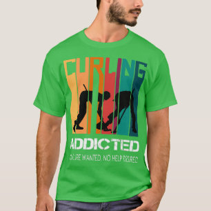 Camiseta Curling Sports Curler Broom Rock Curlers