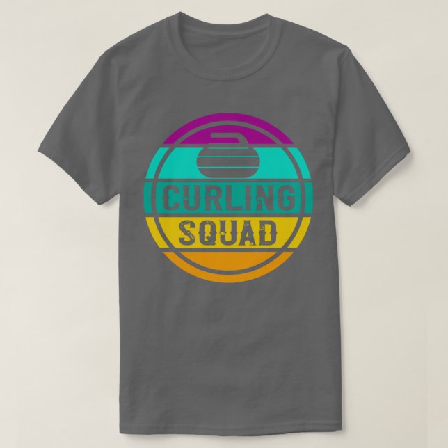 Camiseta Curling Squad Vintage 1 (Diseño del anverso)