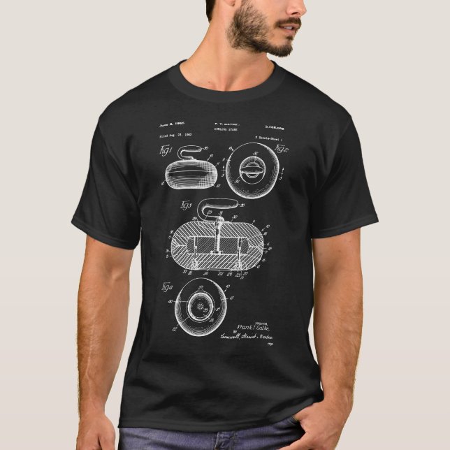 Camiseta Curling Stone Patent (Anverso)