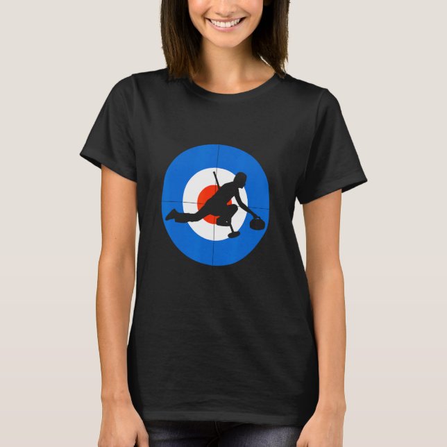Camiseta Curling Stone Target Winling Sport Curling Player  (Anverso)